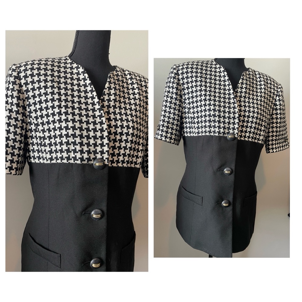 VTG Houndstooth Blazer